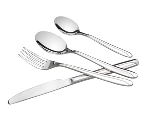 Ensemble de couverts en acier inoxydable 18/10 304 plaqué or pour restaurant, couteaux, cuillères, fourchettes, couverts en métal doré pour mariage - Product Image 4