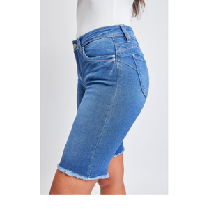 Pantalones cortos de mezclilla transpirables cómodos holgados de cintura alta de estilo informal de moda nueva de otoño 2025 para mujer del proveedor BD - Product Image 2