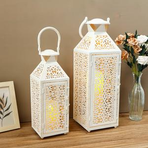 Portavelas de Metal Artesanal para el Ramadán |   Decoración para el Hogar y Regalos Impermeables y Duraderos - Product Image 1