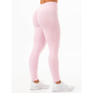 2025 personnalisé femmes sculpter sans couture Leggings fleur séchage rapide confort doux élastique Fitness Legging aller poche Midi Legging - Product Image 3