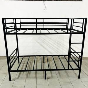 Lit superposé double en métal robuste, cadre en fer, design moderne, pour la maison, l'auberge, le dortoir, l'école, l'hôtel, chambre à coucher - Product Image 4