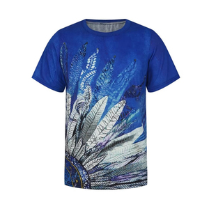 Camiseta de Algodón Texturizado para Hombre, Tela Premium, Estilo Casual, Moda Urbana de Verano - Product Image 1