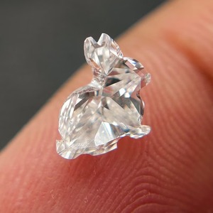 Beau diamant CVD cultivé en laboratoire en forme de lapin pour la fabrication de bijoux et la fabrication de bagues de fiançailles personnaliser le cadeau de bijoux pour hommes et femmes - Product Image 2