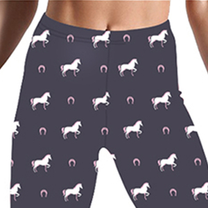 Leggings taille moyenne personnalisés de couleur unie Pantalons à la mode en élasthanne/polyester respirants et écologiques - Product Image 4