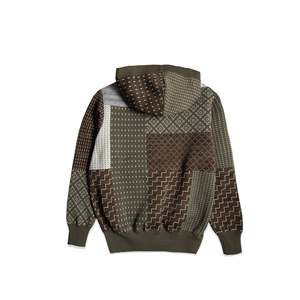 Chaqueta parka de punto con parches para hombre - Product Image 2