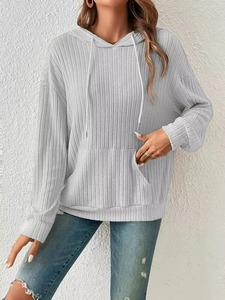 2025 automne ample femmes en plein air rue ample décontracté extérieur vacances à manches longues à capuche pull sport à capuche - Product Image 3