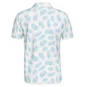 Polo hommes chemises en gros à manches courtes tenue décontracté polyester spandex tissu conçu pour les vêtements de sport américains et les événements promotionnels - Product Image 4