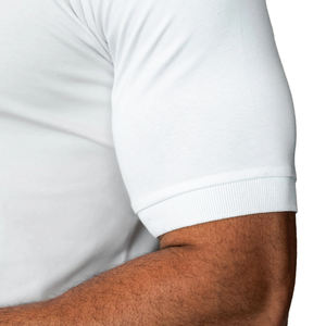 Chemises polo décontractées pour hommes, couleur unie classique, logo personnalisé en gros - Product Image 3