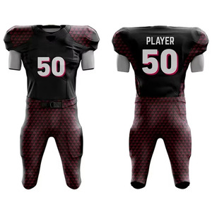Best Quality Sublimated American Football Uniform for Adults Short Customizable Breathable Sets <b>Padded</b> Features Affordable - Product Image 1