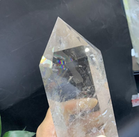 Meilleure qualité Offre Spéciale naturel naturel clair Quartz obélisque quartz cristal point clair quartz tour Reiki guérison cristal baguette