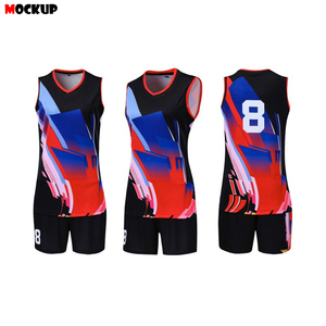 Conjunto de Uniforme de Voleibol Profesional para Hombre y Mujer, Unisex, Tejido Transpirable de Secado Rápido, Impresión de Logotipo Personalizado - Product Image 3