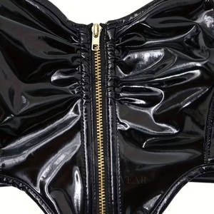 Sujetador de Cuero Personalizado para Mujer, Talla Grande, Ligero, de Alta Sujeción, Corte Moderno, Cómodo para Uso Diario, con Logotipo Frontal - Product Image 4