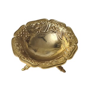 Cuenco de Chocolate de Metal dorado decorativo hecho a mano, cuenco de mesa elegante para servir para bodas, fiestas, Hotel, banquete, uso de regalo - Product Image 1