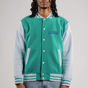 Manufacturer Varsity Wholesale High Quality Letterman <b>Jacket</b> Men Custom Vintage Streetwear <b>Winter</b> Blank Varsities Button <b>Jacket</b> - Product Image 3