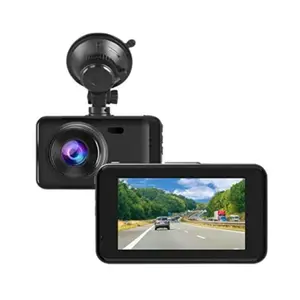 3 kanal Dash kamera 1600P kamera üçlü yönlü araba Video kaydedici Dashcam ön ve arka kamera gece görüş ile DVR araba taksi için