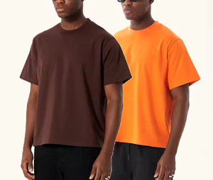 Qualité supérieure 250 Gsm poids lourd Boxy Fit 100% coton goutte épaule recadrée Boxy t-shirts pour hommes - Product Image 2