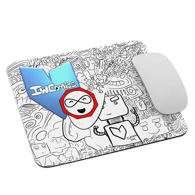 Customizable Cartoon Robot Mouse Pad Wrist Rest Wireless Charging Features PU Leather Desk Mat Square EVA for Computer Desk Use