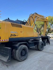 Excavadora de Corea del Sur 21TON usada HYUNDAI 210W-7 210W-9 Excavadora de ruedas a la venta Buenas condiciones - Product Image 4