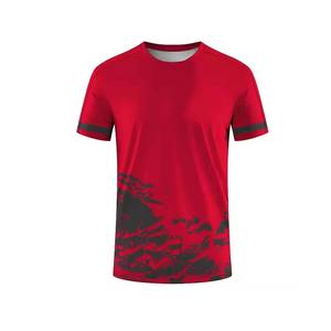 Camiseta de verano de manga corta de verano de alta calidad con diseño 3D impreso, camiseta de fútbol hecha a medida con estampado propio Vintage transpirable - Product Image 2