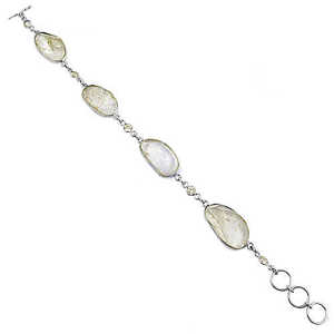 Bracelet en argent pour femme, style bohème, orné de perles, de grenats et d'améthystes, bijoux religieux chrétiens - Product Image 2