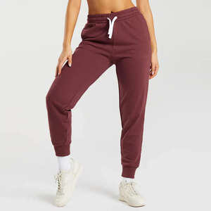 Pantalones Joggers de Cintura Alta de Lona de Color Sólido para Mujer, Diseño Personalizado, Pantalones Deportivos Casuales de Invierno con Frente Plano, Estilo Urbano - Product Image 4
