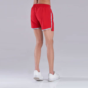 Pantalones cortos de gimnasio hechos a medida, pantalones cortos para correr para hombre, pantalones cortos deportivos de entrenamiento de secado rápido con bolsillos - Product Image 3