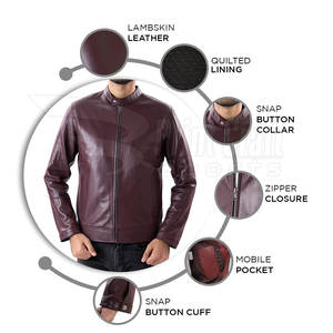 Chaqueta de Cuero para Hombre, Impermeable, Nuevo Modelo, Último Diseño, Precio Económico, Chaqueta de Cuero de Invierno para Hombre - Product Image 6