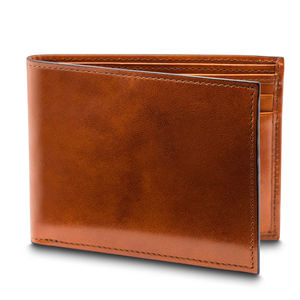 2025 portefeuille en cuir véritable mince sur mesure pour hommes portefeuille de poche court avec fermeture ouverte produit de haute qualité fabriqué au Pakistan - Product Image 1