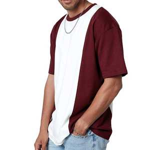 Venta al por mayor 100% algodón Atlético camiseta para hombres verano manga corta de gran tamaño patrón sólido Digital en blanco Jersey buena calidad - Product Image 2