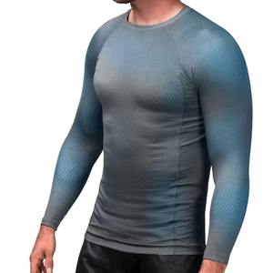 Camisetas de Protección Solar para Hombre de Color Sólido, de Primera Calidad, con Diseño Moderno, Impresión por Sublimación, Ropa Deportiva, Venta al Por Mayor - Product Image 1