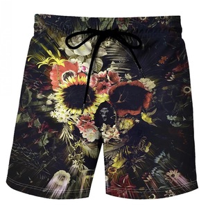 Venta caliente de 2 piezas de pantalones cortos de bota de gimnasio para hombre con estilo personalizado Floral Bangladesh patrón a cuadros traje de baño fábrica ropa de playa Bikinis - Product Image 2