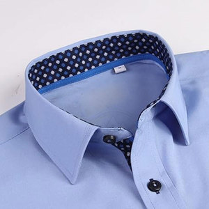 Chemise à boutons respirante au design unique pour hommes, chemises à boutons unies de couleur unie de style personnalisé en stock - Product Image 3