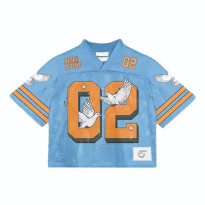 2025 été dernière conception hommes Sublimation maille Boxy Football Jersey 220gsm 100% Polyester Football chemises Football Football Jersey - Product Image 5