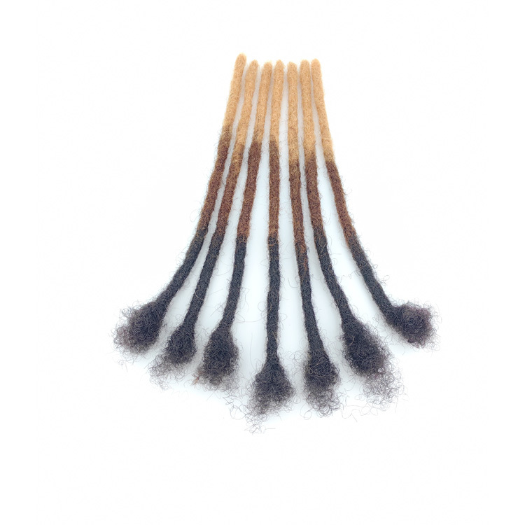 KAMA Fashionable Rasta Hair High Quality Handmade Remy Human Hair Crochet Dreadlocks Single Weft for Weaving Black Men Women Detail Section 4