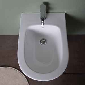 Bidet in Ceramica Rotondo da Parete BERNA - Product Image 3
