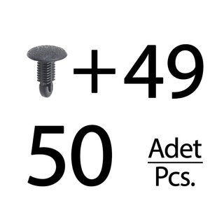 For Honda Nissan Mitsubishi <b>Auto</b> <b>Fastener</b> & <b>Clip</b> 50 Pieces Upholstery and Cladding <b>Clips</b> - Product Image 1