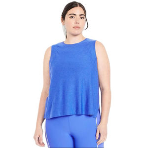 เสื้อกล้ามผ้าโพลีเอสเตอร์ซับเหงื่อสำหรับผู้หญิงเสื้อกีฬาลำลองแบบเรียบ - Product Image 3