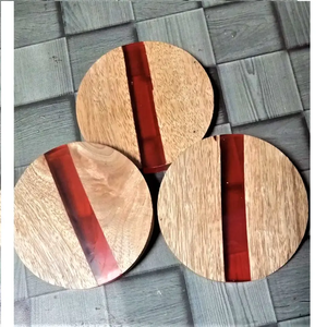 Daily Sale Affordable Rate Resin & Wood Customized Hexagonal Tea coaster <b>Placemat</b> Mat Pads Super Quality Hot Selling 2024 - Product Image 4