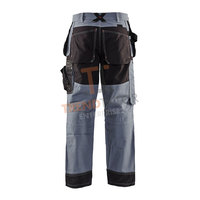 Pantalon de travail utilitaire multi-poches, pantalon de travail de sécurité imperméable à haute visibilité pour la construction