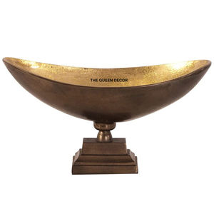 ชามตกแต่งทรงกลมทันสมัย ทำจากโลหะ ผิวสัมผัสแบบตอกลาย สีทองโบราณ ขายดี เหมาะสำหรับใส่ช็อคโกแลตและของหวาน - Product Image 5