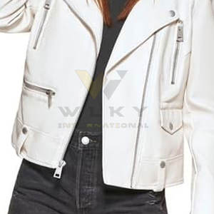 Solid Color Casual Leather Jacket <b>Zipper</b> Leather Jackets For Women Fall Winter Women Leather Jacket - Product Image 2