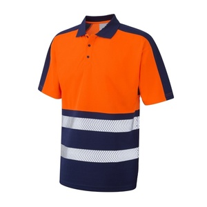 Camiseta Polo de Seguridad con Reflectores para Construcción, Ropa de Trabajo para Hombre, Manga Corta, Alta Visibilidad, Precio al por Mayor - Product Image 1