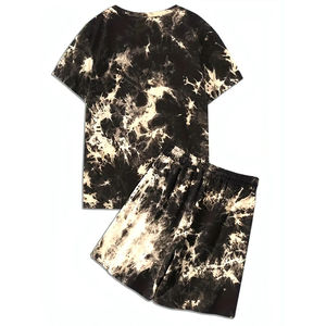 Ensembles de t-shirts pour hommes d'été, prix de gros, t-shirts pour jeunes et adultes, mode décontractée, ensembles jumeaux pour hommes, dernier style, faciles à porter - Product Image 2