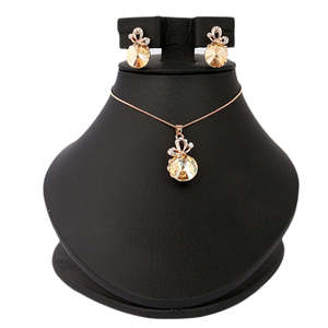 Women's Fancy <b>Locket</b> Set - Peach - Product Image 1
