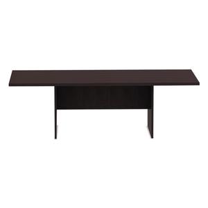 Mesa de conferencias rectangular serie Alera Valencia ALEVA719642ES Espresso-94.5 pulgadas. X 41.38 Pulgadas X 29.5 Pulgadas - Product Image 2