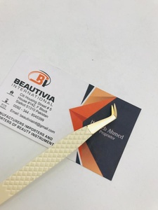 Logo personnalisé professionnel botte mince 65 degrés pointu pince à cils en acier inoxydable Volume russe outil d'extension de cils - Product Image 5