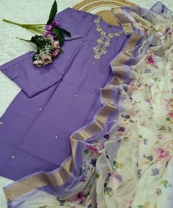 FANCY RAYON BORDADO TRABAJO FONDO SUPERIOR CON DUPATTA FESTIVE WEAR PRECIO AL POR MAYOR ROPA ÉTNICA SALWAR KAMEEZ - Product Image 6