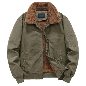 Wholesale new design style hot sale high quality windproof winter <b>jacket</b> custom mens bomber Men's <b>Jackets</b> - Product Image 4