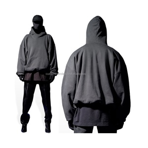 Sudadera de Invierno de Lujo para Hombre, Gruesa, Sin Cordones, Felpa Francesa, 100% Algodón, Ecológica, Transpirable, con Estampado Personalizado, Cierre de Cremallera, Estilo Vintage - Product Image 4