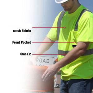 Precio al por mayor Seguridad FR Camisas Ropa DE TRABAJO Seguridad FR Camisas Mangas cortas Bajo MOQ Seguridad FR Camisas - Product Image 5